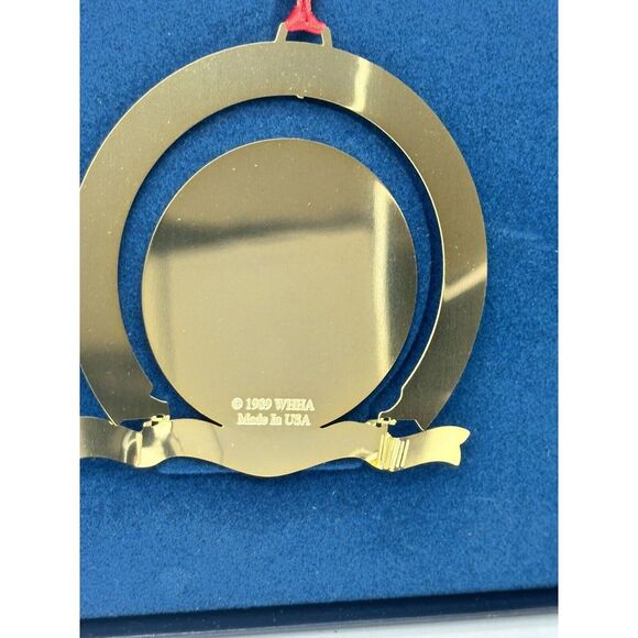 1989 White House Historical Ornament Presidential Seal Bicentennial Edition VTG - Picture 10 of 11